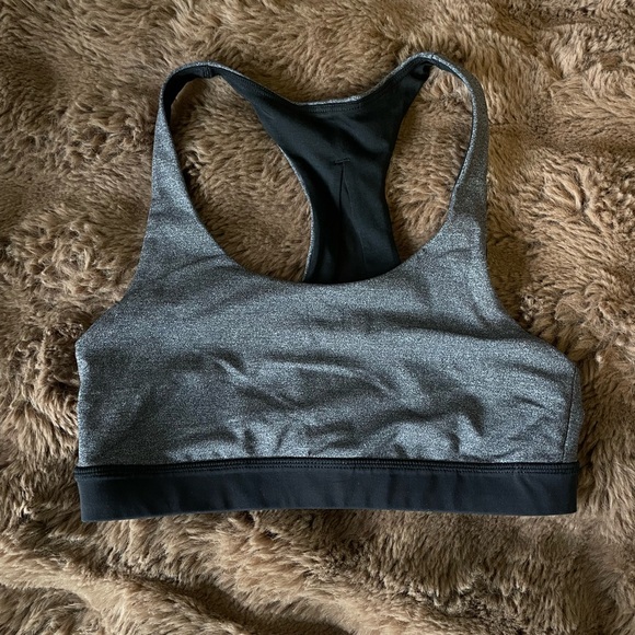 Gray and Black Women's Sports Bra - Picture 5 of 5